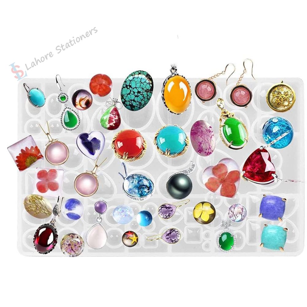Gemstones Jewelry Silicone Mold  For Resin Art