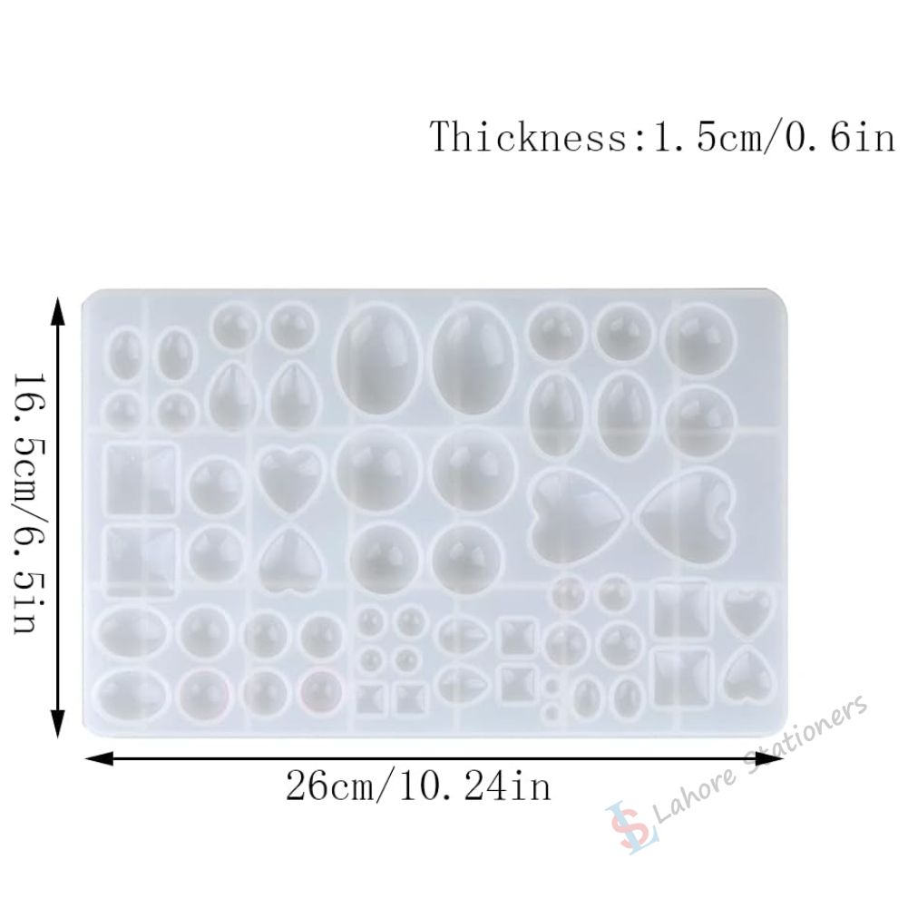 Gemstones Jewelry Silicone Mold  For Resin Art