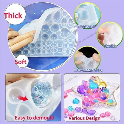 Gemstones Jewelry Silicone Mold  For Resin Art