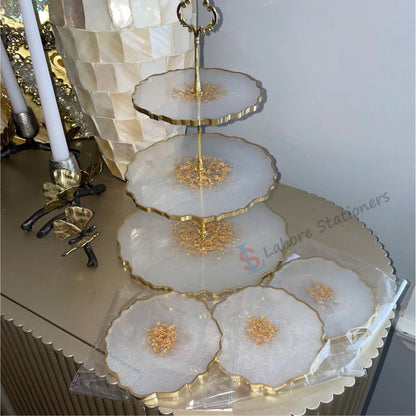 Three Layer Tray Irregular Silicone Mold for Resin Art & Home Decor