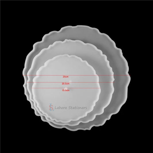 3 tier Geode like Shape set Resin Mold For Resin Art Home Decoration