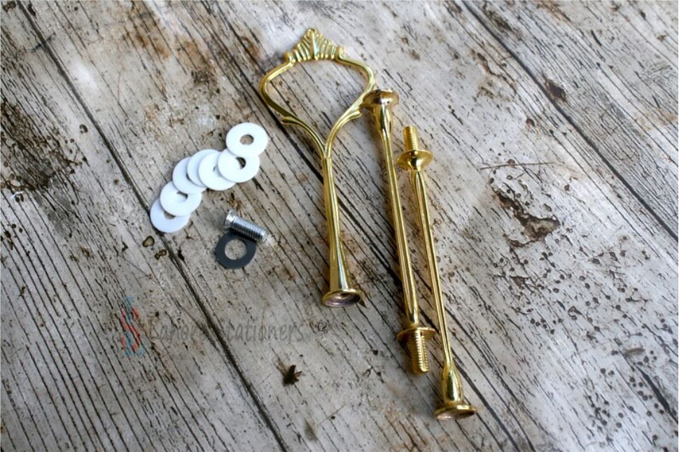 Three LayerTray square Shapes Silicone Mold  For Resin With 3 Step Stand Handle Holder