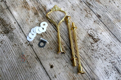 Three LayerTray square Shapes Silicone Mold  For Resin With 3 Step Stand Handle Holder