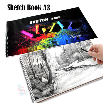 Sketchbook Artist Pad Size A3,A4 High Quality Drawing and Sketch Pad  A4