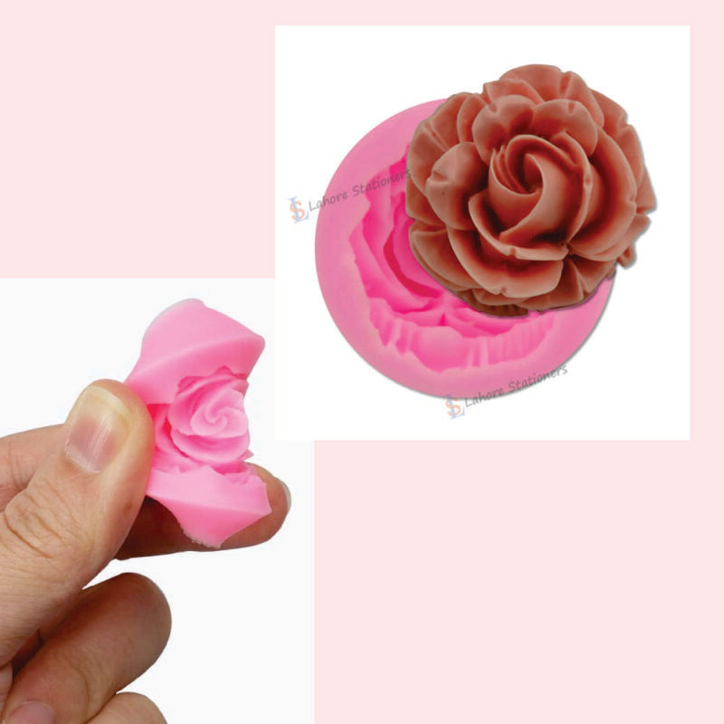 Small Rose Flower Candle Silicone Mold  DIY Candle Making
