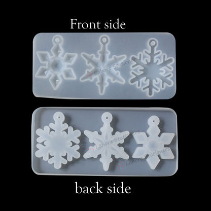 Snowflake Flower Jewelry Making Silicone Resin Mold
