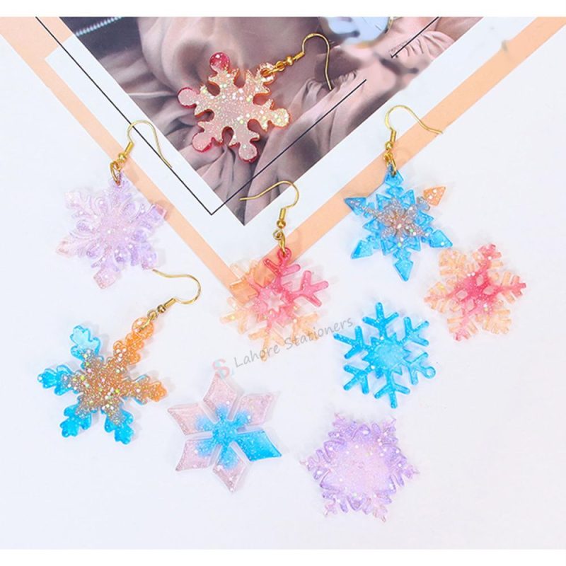 Snowflake Flower Jewelry Making Silicone Resin Mold