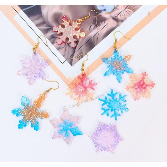 Snowflake Flower Jewelry Making Silicone Resin Mold