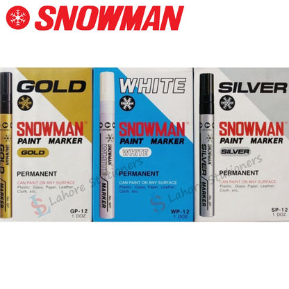 Snowman Paint Marker Round Tip