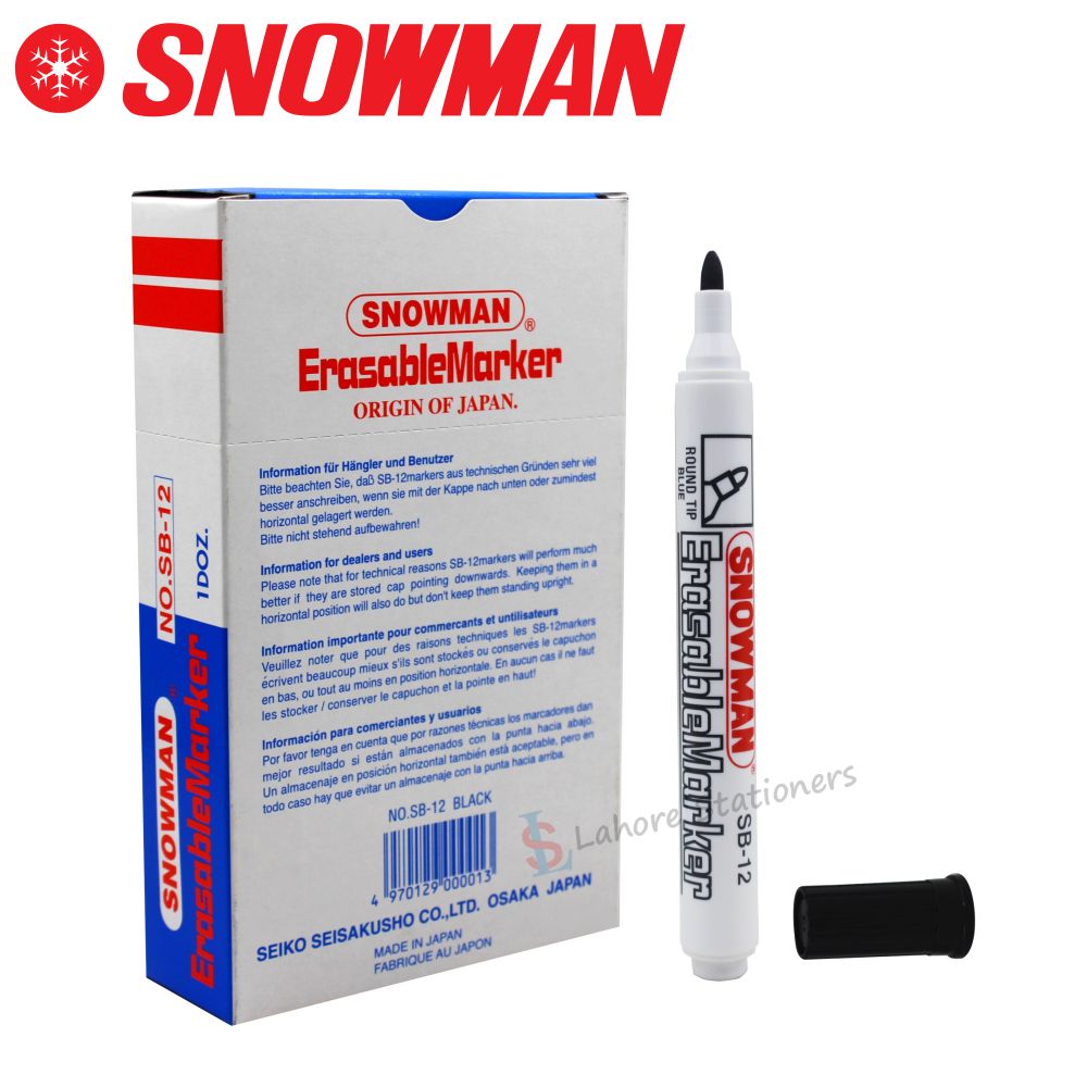 Snowman White Board Marker
