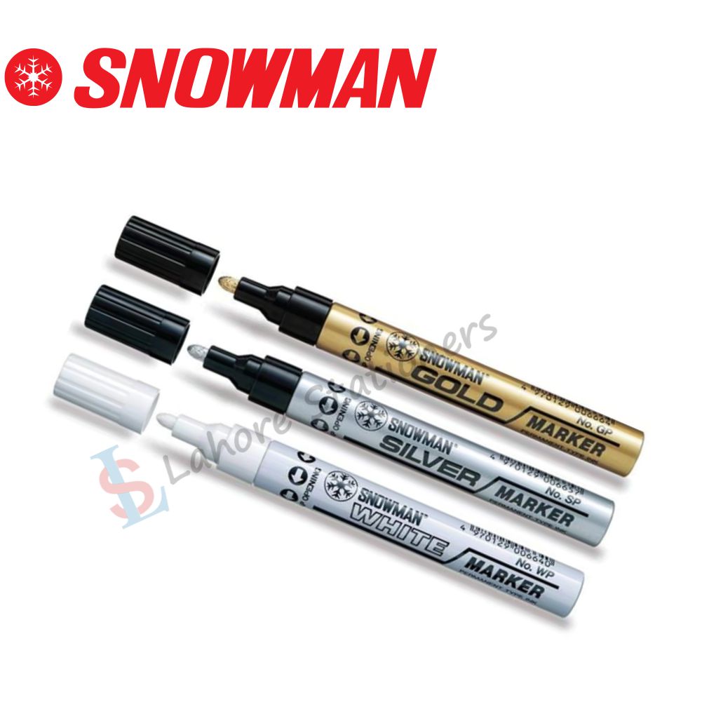 Snowman Paint Marker Round Tip