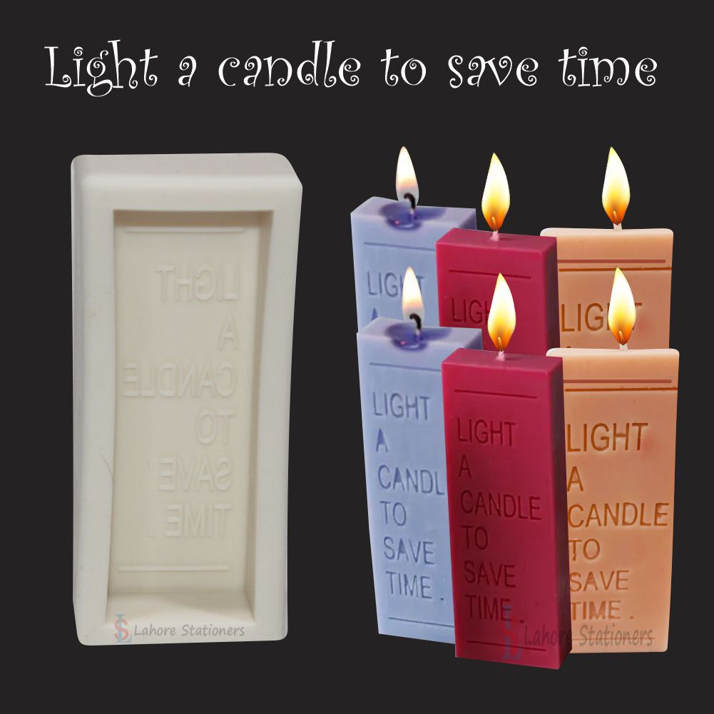 Long Letter Candle Silicone Mold  DIY Candle & Resin Craft Mold