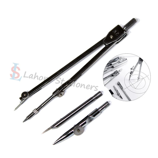 Steel Compass Set For Professional Drafting Drawing 3 Pcs Tools set
