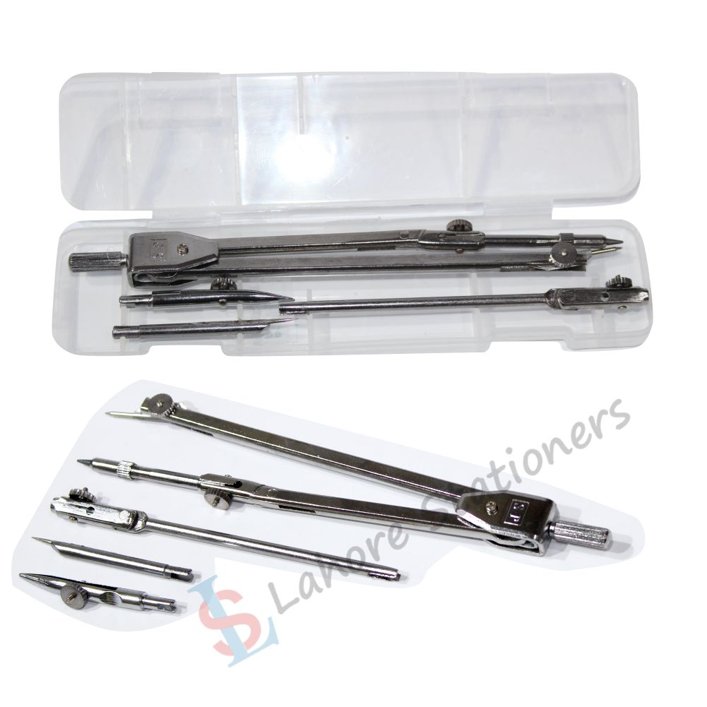 Steel Compass Set For Professional Technical Drafting Drawing 4 Pcs Tools set