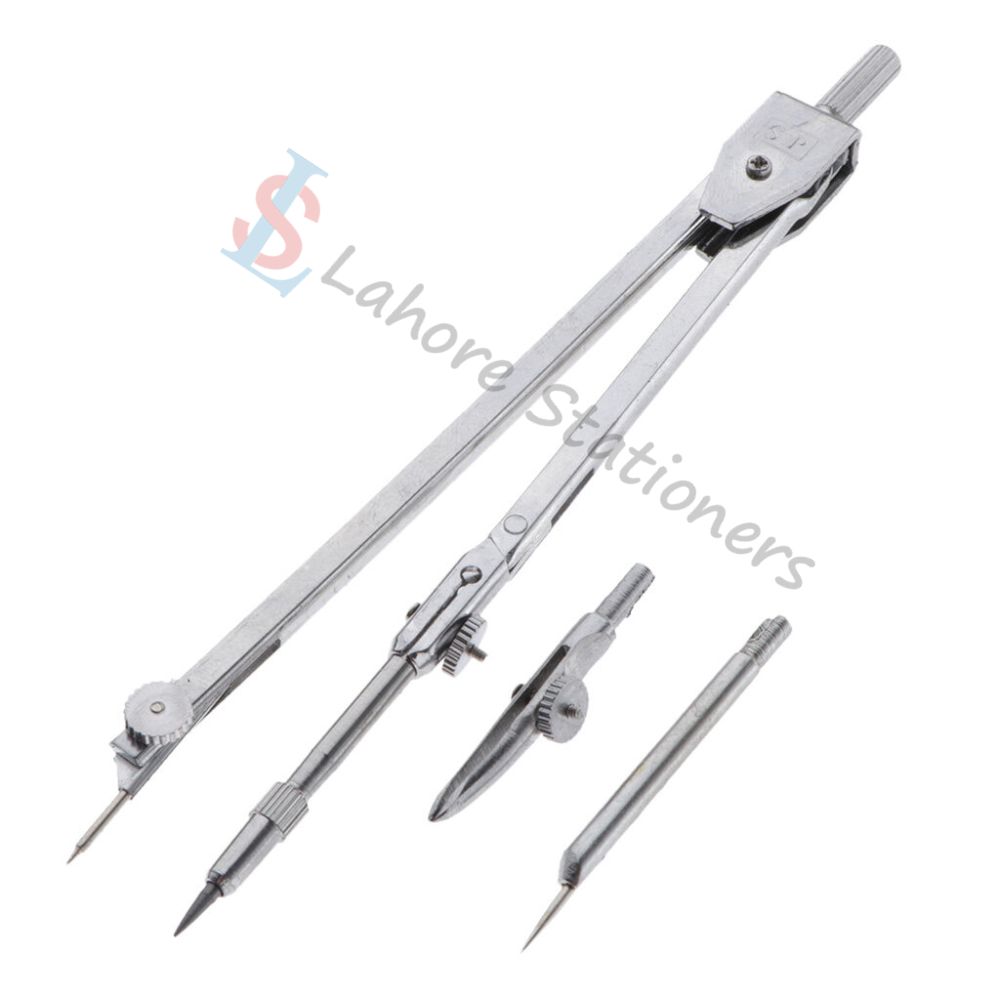 Steel Compass Set For Professional Drafting Drawing 3 Pcs Tools set