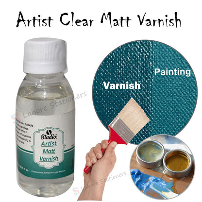 Studio Artist Clear Matt Varnish