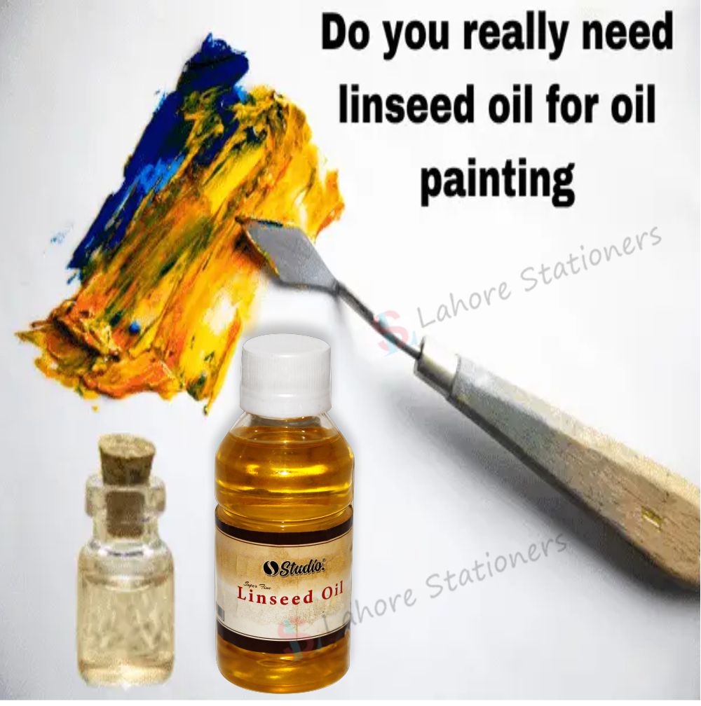 Studio Linseed Oil For Painting 120ml