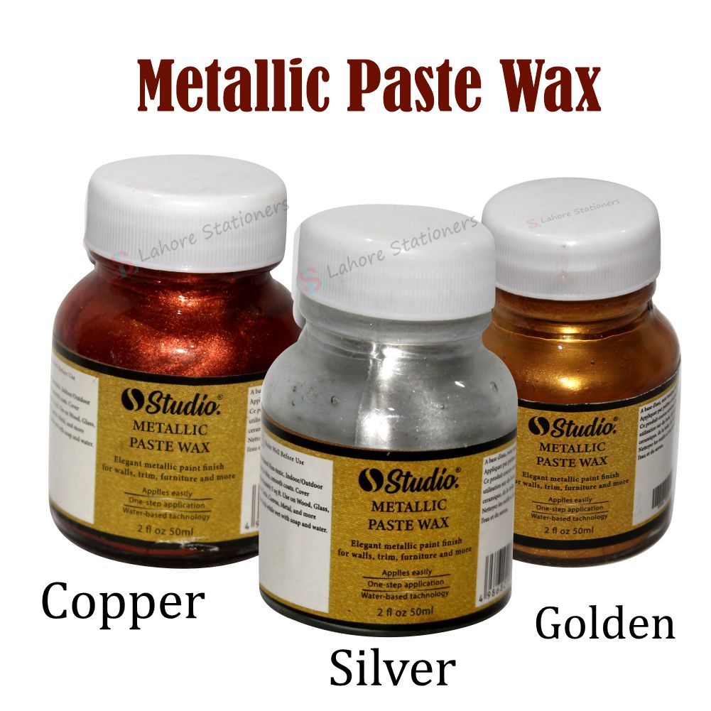 Studio Metallic Paste Wax 50ml Single Piece