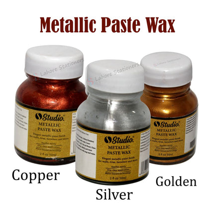 Studio Metallic Paste Wax 50ml Single Piece