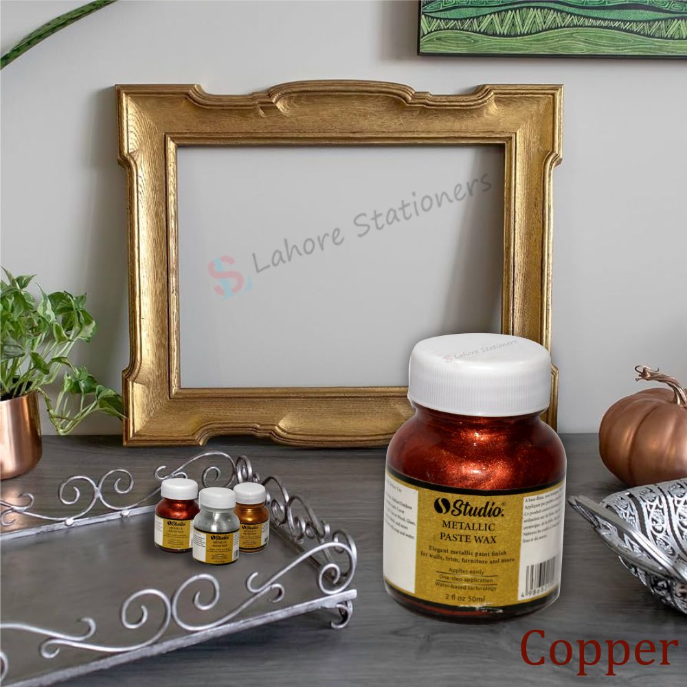 Studio Metallic Paste Wax 50ml Single Piece