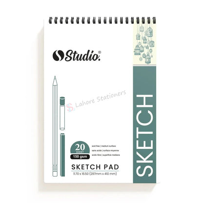 Studio Sketch Pad A3 and A4 Size