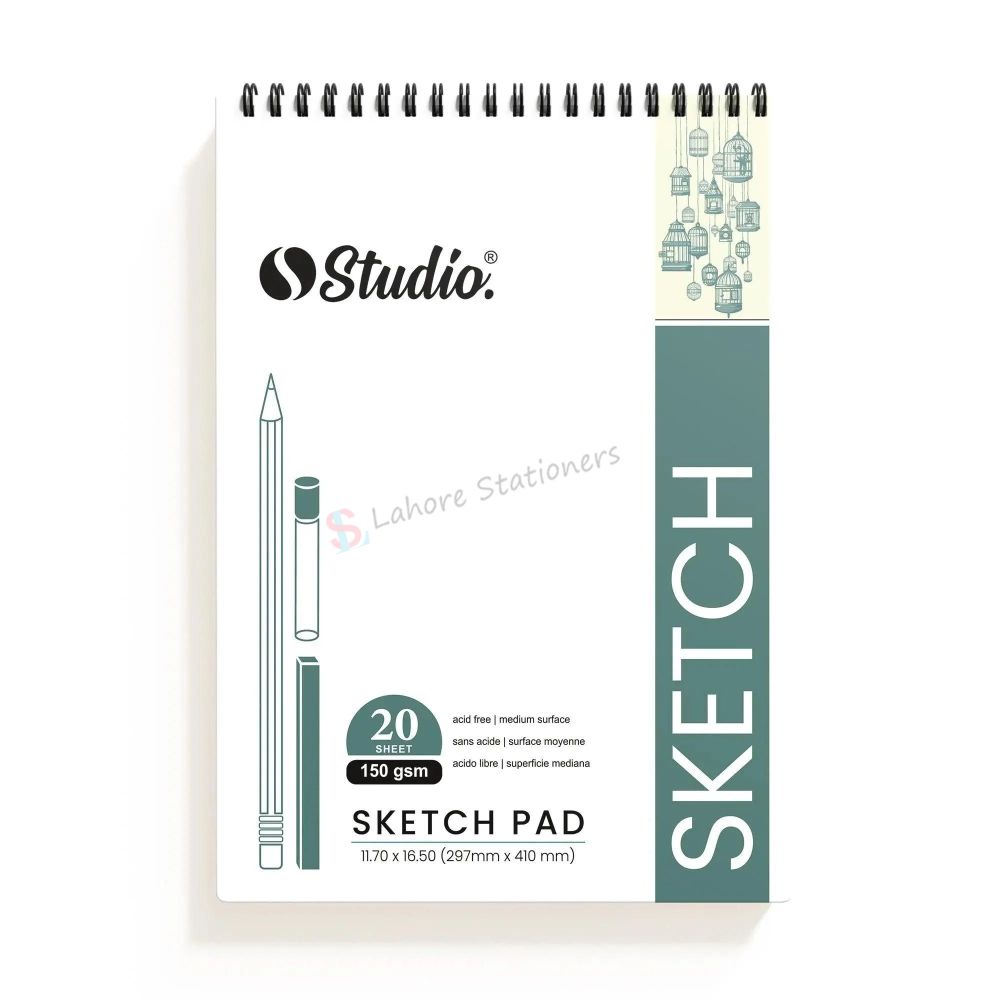 Studio Sketch Pad A3 and A4 Size