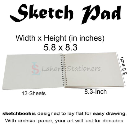 Studio Sketchbook A5 For Professional Drawing Artes