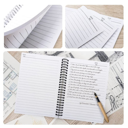 Subjects Book Large Spiral Notebook