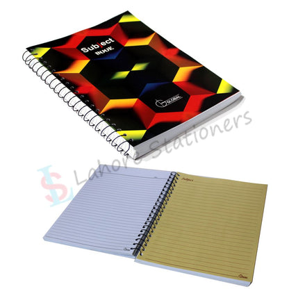 Subjects Book Large Spiral Notebook