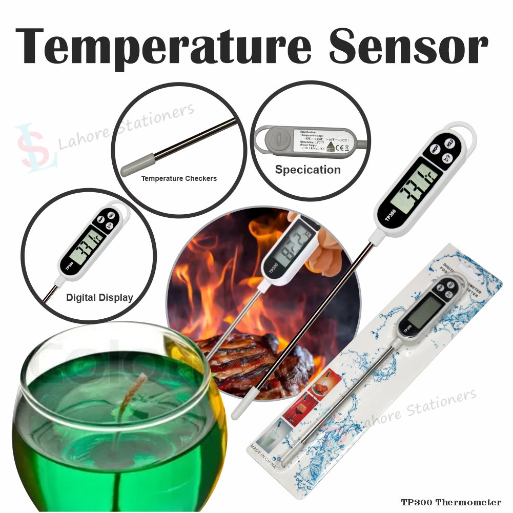 Digital Temperature Sensor Thermometer Kitchen & Chemical Use