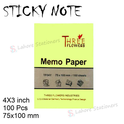 Sticky Notes Yellow Color