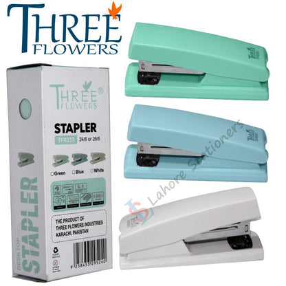 Three Flowers TF0333 Standard Desktop Stapler High Quality Office Brand