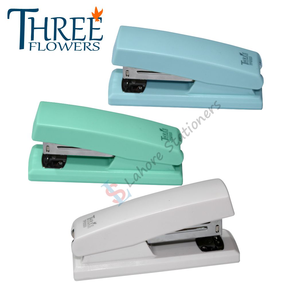 Three Flowers TF0333 Standard Desktop Stapler High Quality Office Brand