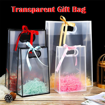 Transparent PVC Gift Clear Plastic Packing Bag Premium