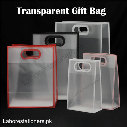 Transparent PVC Gift Clear Plastic Packing Bag Premium