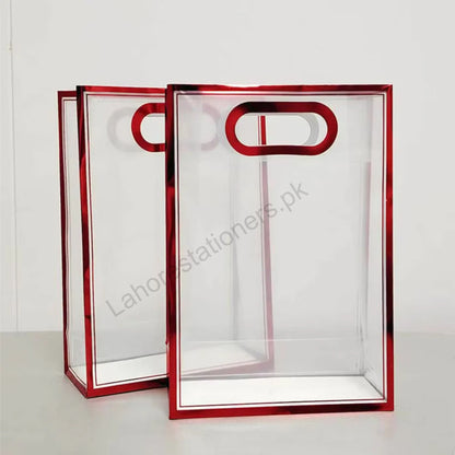 Transparent PVC Gift Clear Plastic Packing Bag Premium
