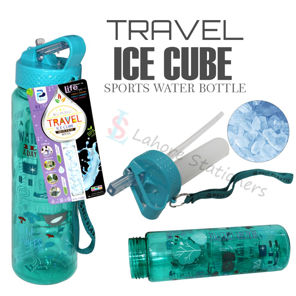 Water Bottle 650ml Capacity With Ice Cube Tube