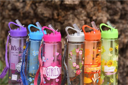 Water Bottle 650ml Capacity With Ice Cube Tube