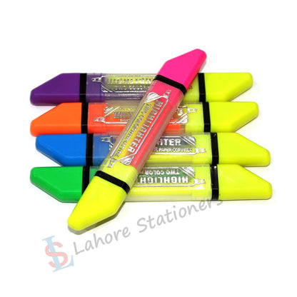 Double Side Highlighter Marker in different colors