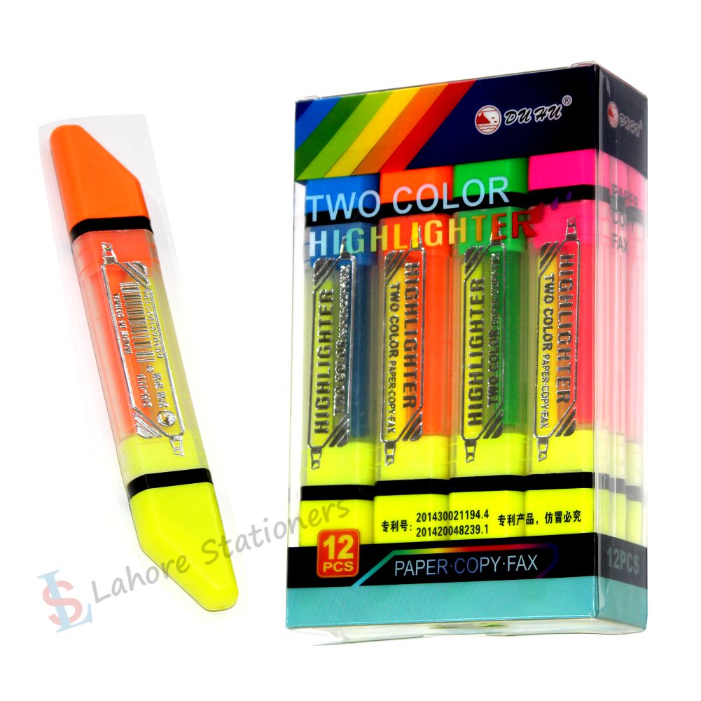 Double Side Highlighter Marker in different colors