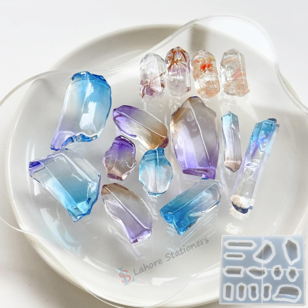 Uneven Shape Stone Pendant Jewellery Silicone Mold