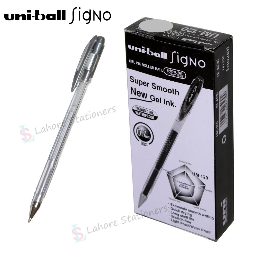 Uni Ball Signo Gel Pen Golden/Silver
