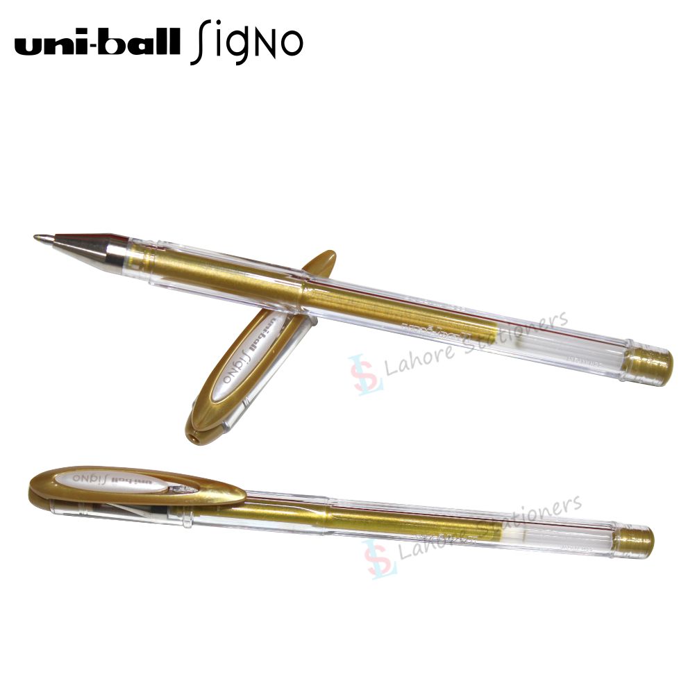 Uni Ball Signo Gel Pen Golden/Silver