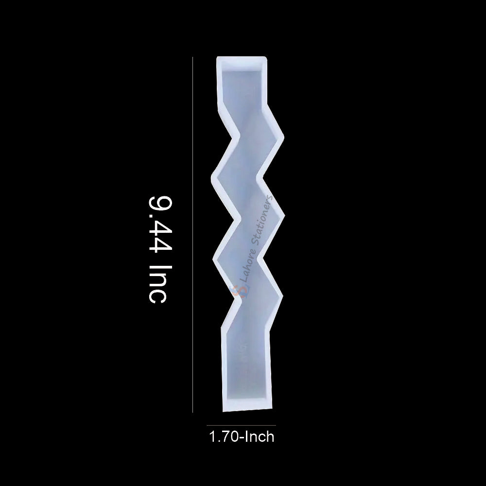 Wave & Zigzag Pillar Candle Silicone Mold for DIY Candle Making