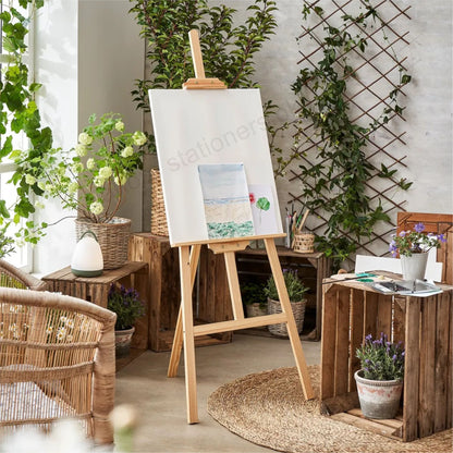 Wooden Studio Easel Painting, Drawing & Art Display Stand