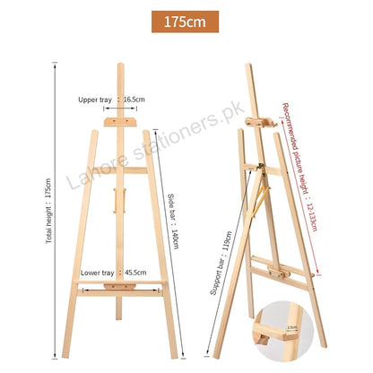 Wooden Studio Easel Painting, Drawing & Art Display Stand