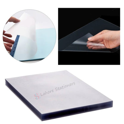 Book Binding Sheets Transparent High Quality