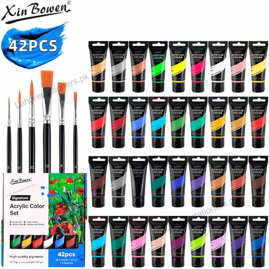 Acrylic Paint Set (12, 18, 30, 42 Colors) - Wholesale Art Supplies