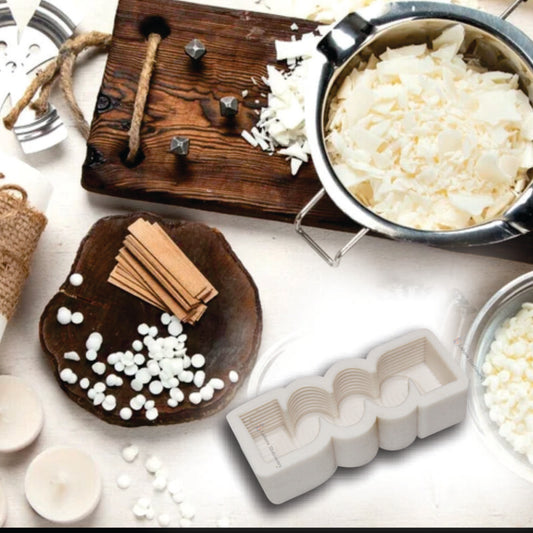 Zigzag Pillar Candle Silicone Mold DIY Candle & Resin Craft Mold