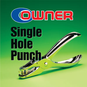 Owner Single Hole Punch Efficient Stationery Solution